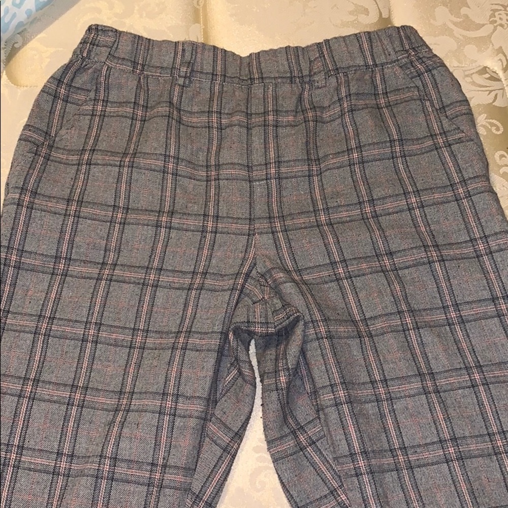 plaid trousers